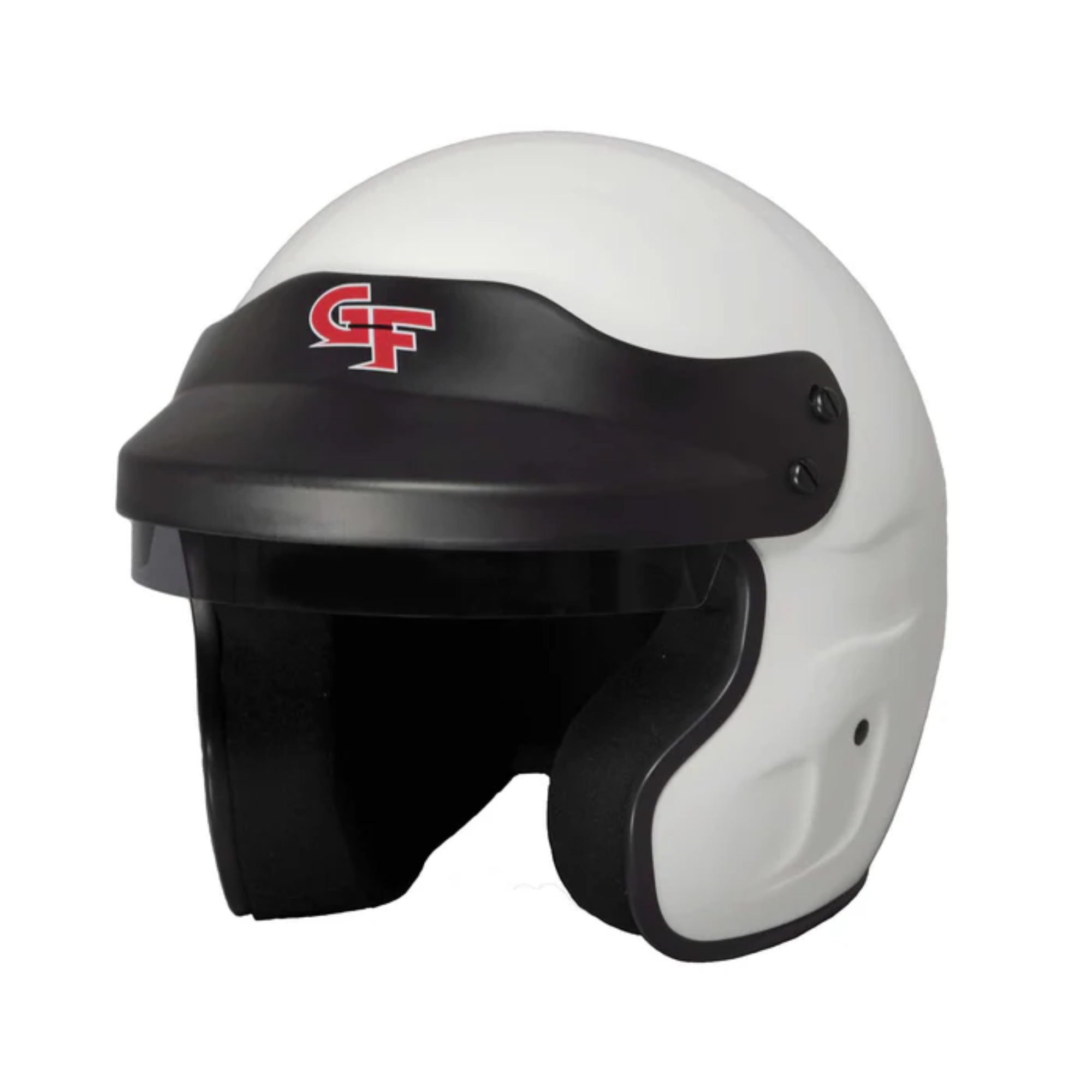 The white G-Force GF1 Open Face SA2020 Helmet from G-Force.