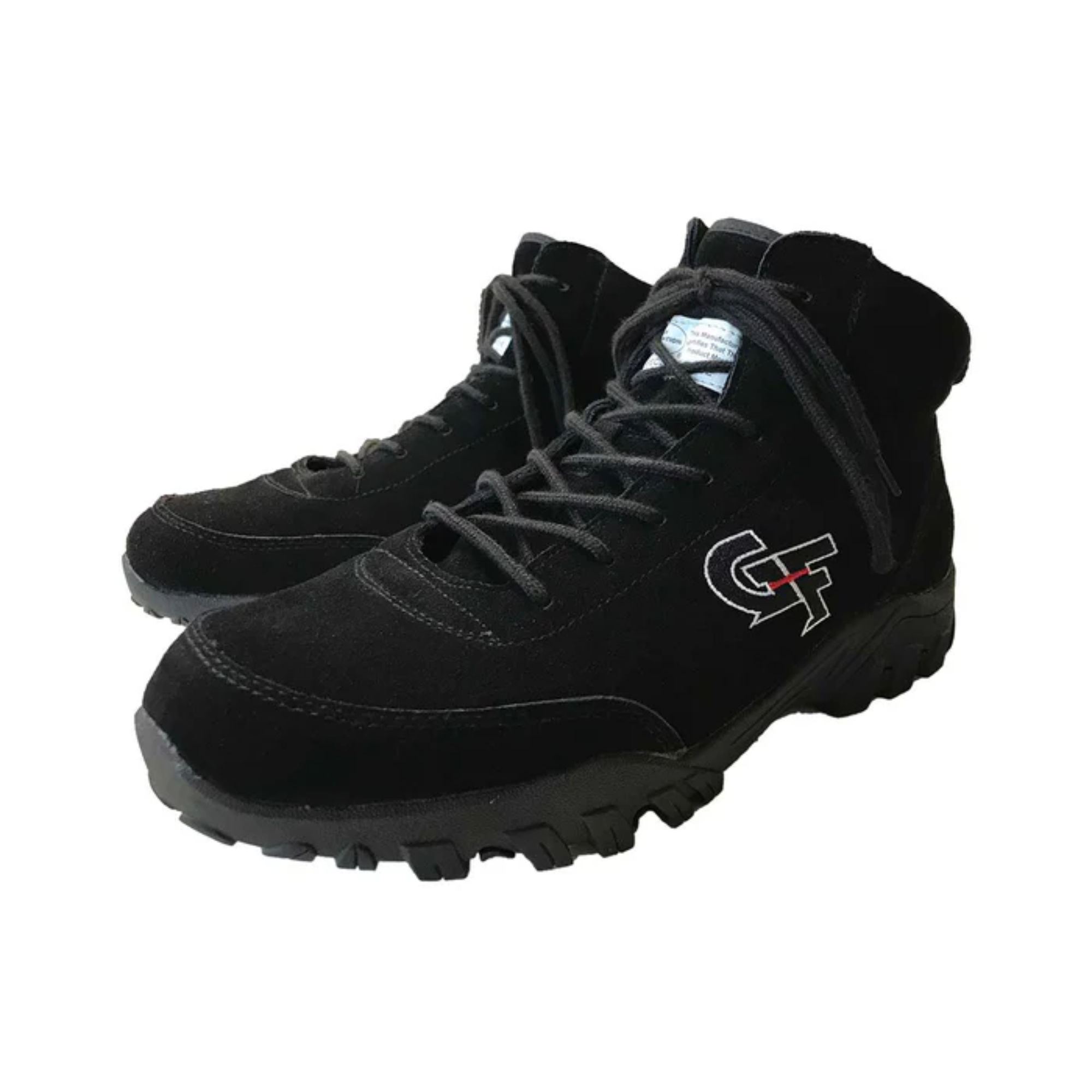 The black G-Force SFI Pit Crew Shoes from G-Force.