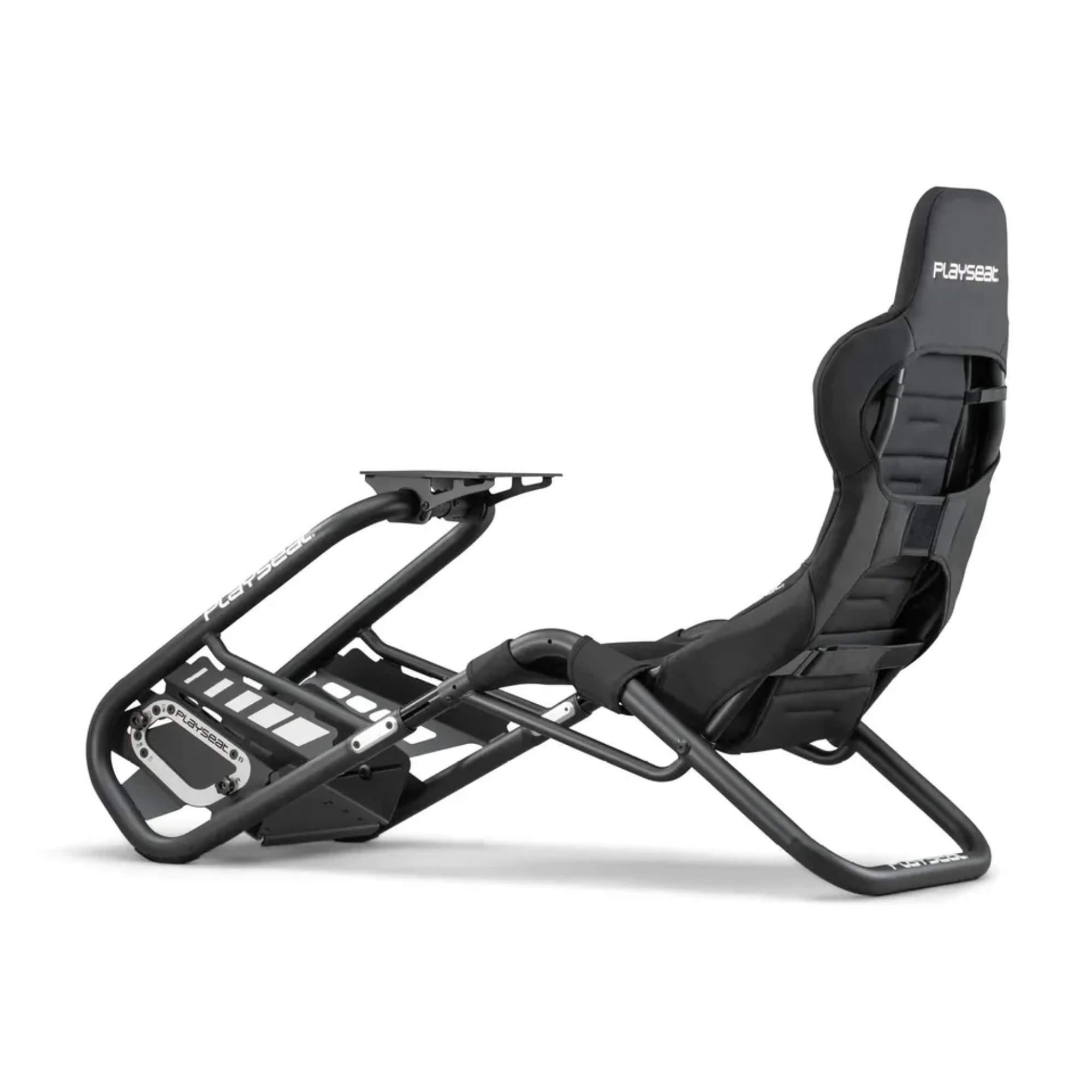 The black Playseat Trophy from Playseat from an angle.