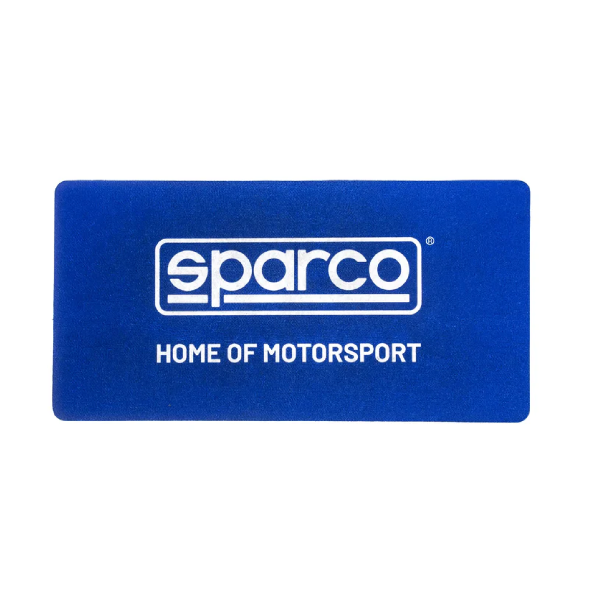 The rectangular blue and white Sparco Doormat from Sparco.