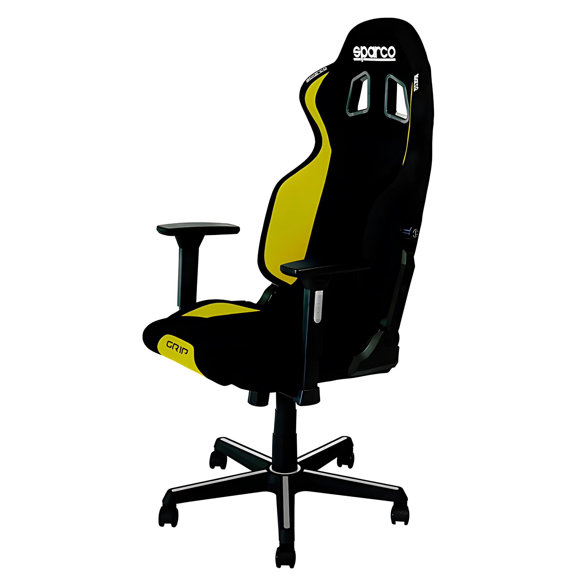 The black and yellow Sparco Grip Gaming Chair from Sparco.