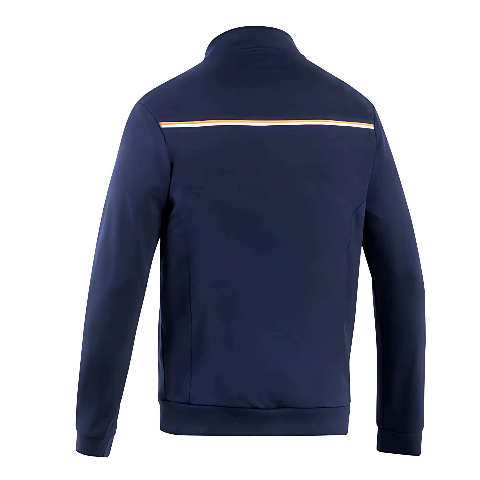 The back of the navy blue Sparco Gulf Full Zip Sweatshirt.