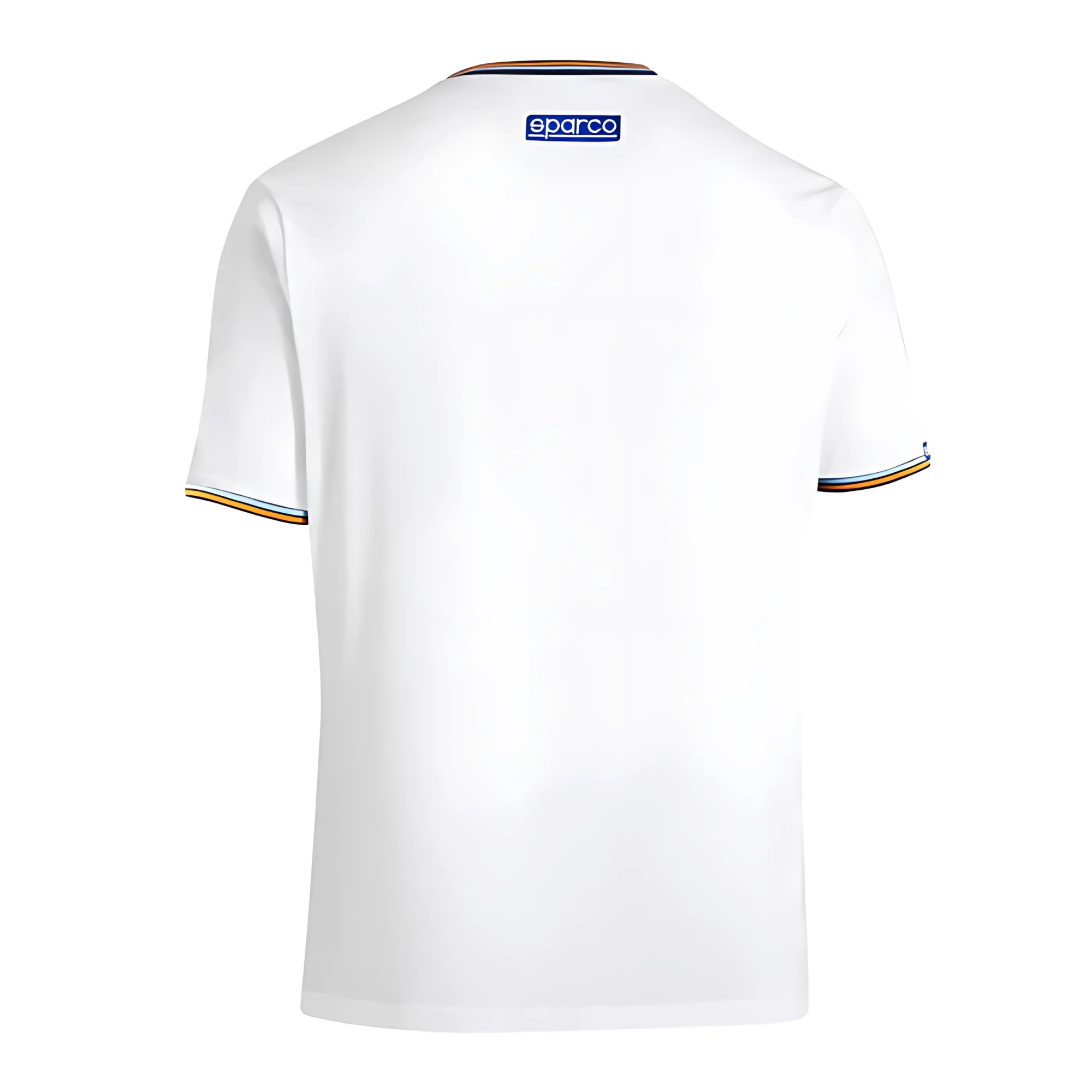 The back of the white Sparco Gulf Pocket T-Shirt from Sparco.