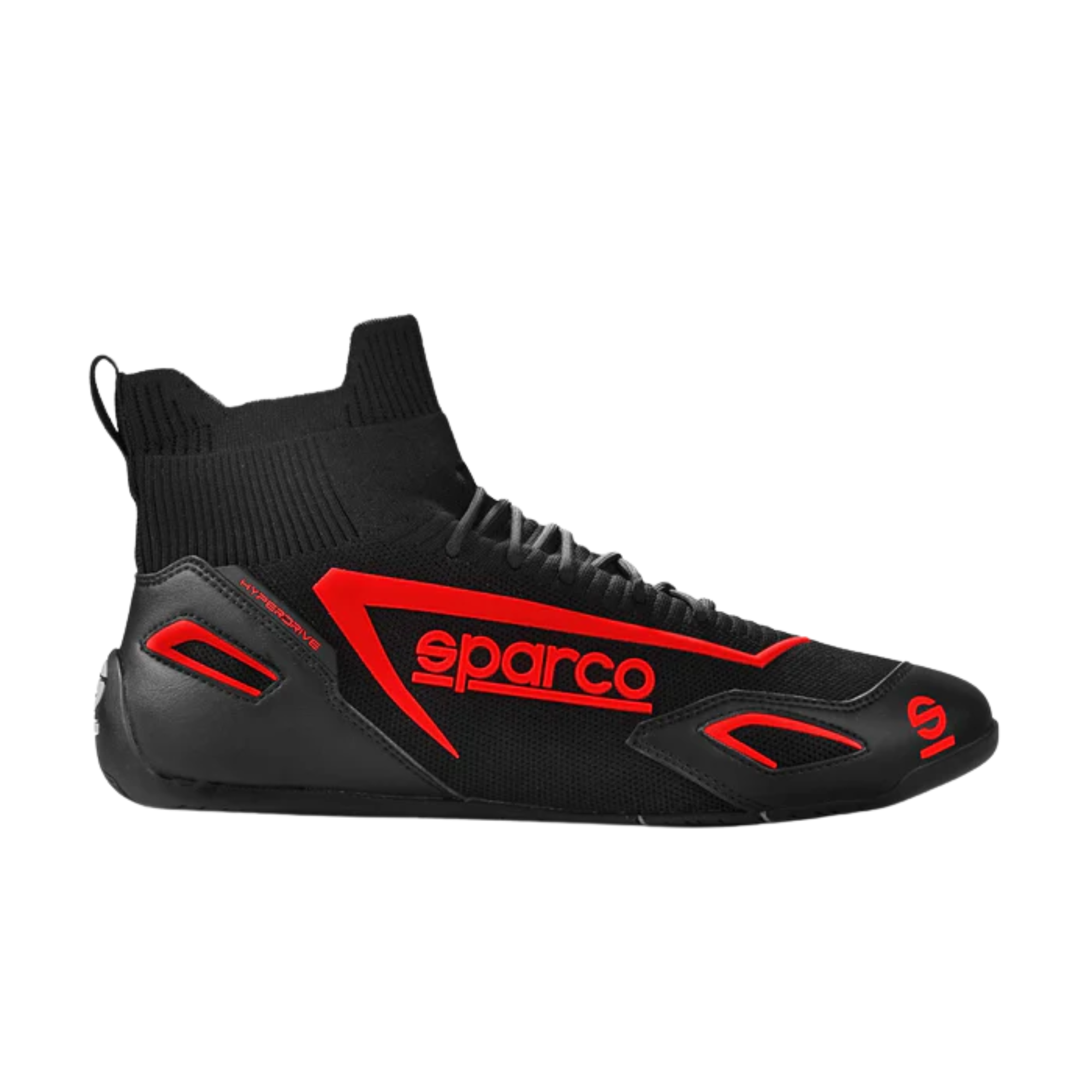 The black and red Sparco Hyperdrive Gaming Shoes from Sparco.