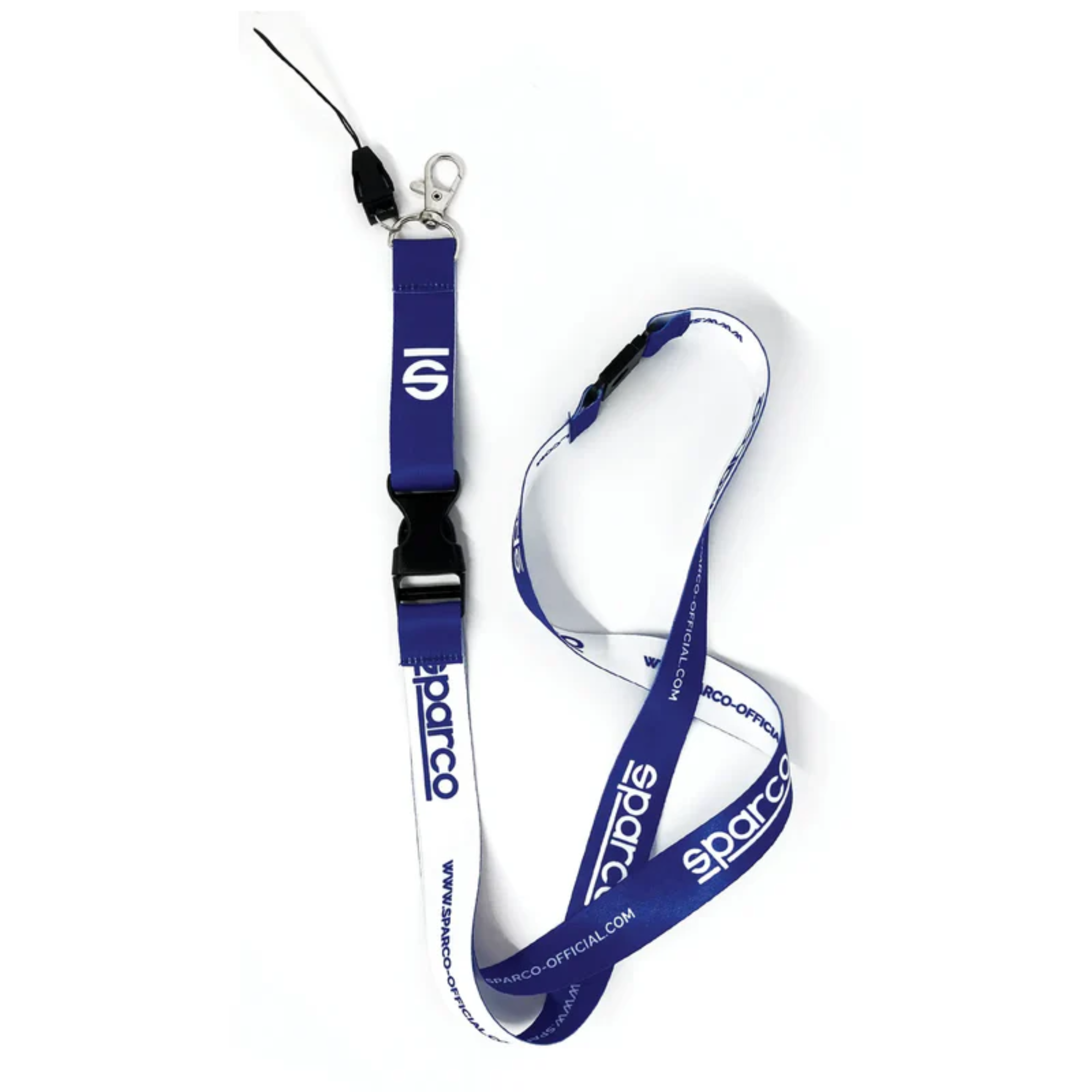 The blue and white Sparco Lanyard from Sparco.