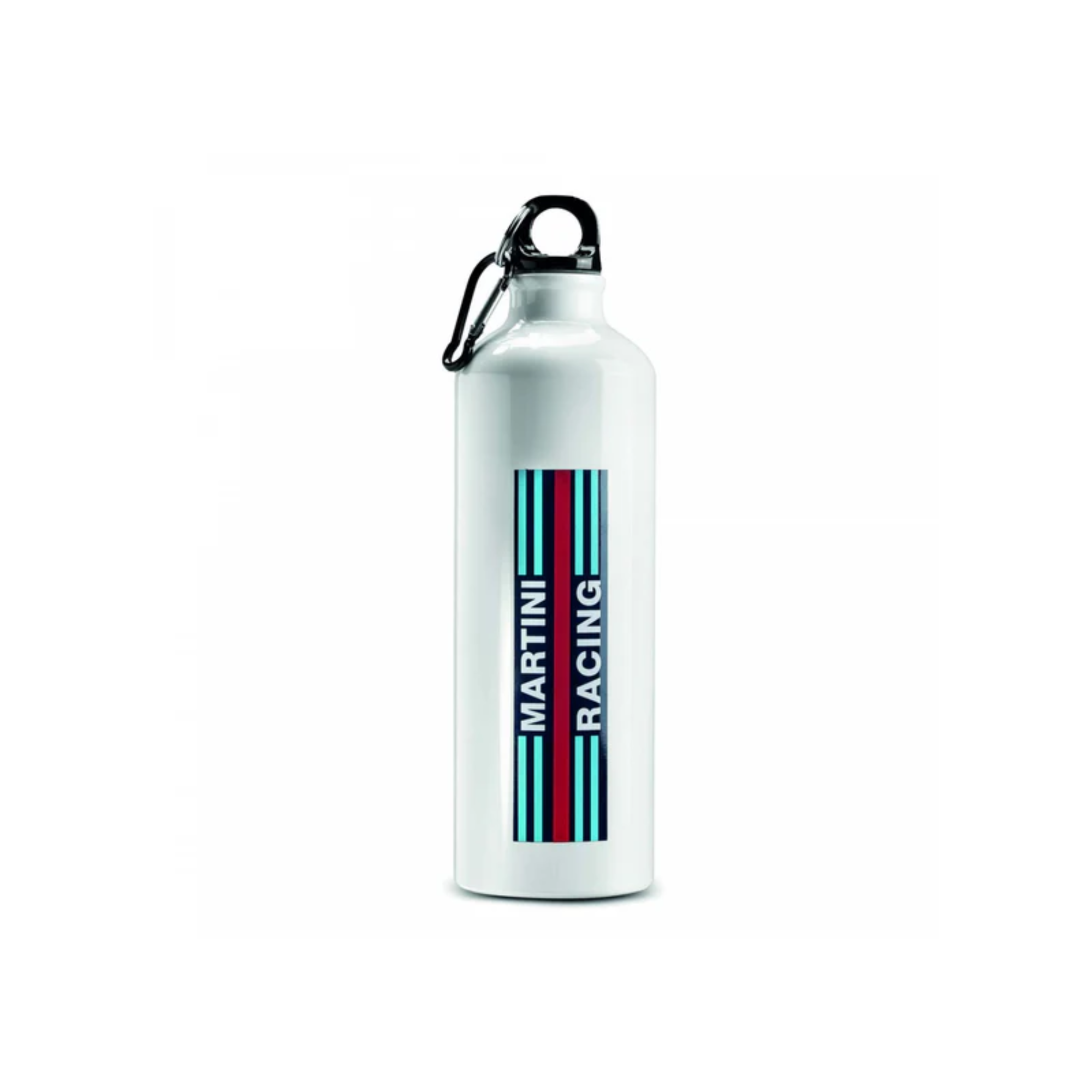 The front of the white Sparco Martini Water Bottle from Sparco.