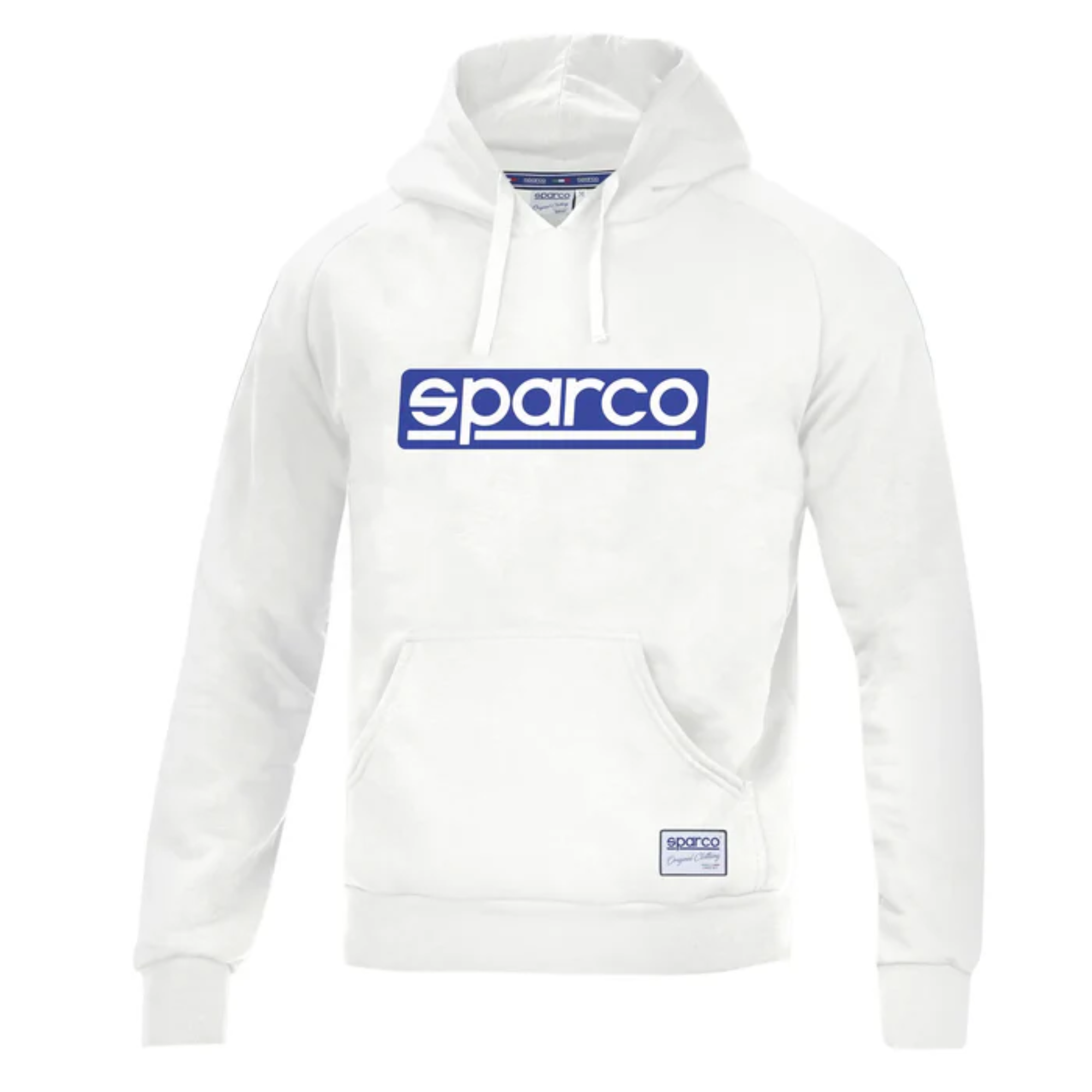 The white Sparco Original Hooded Sweatshirt from Sparco.