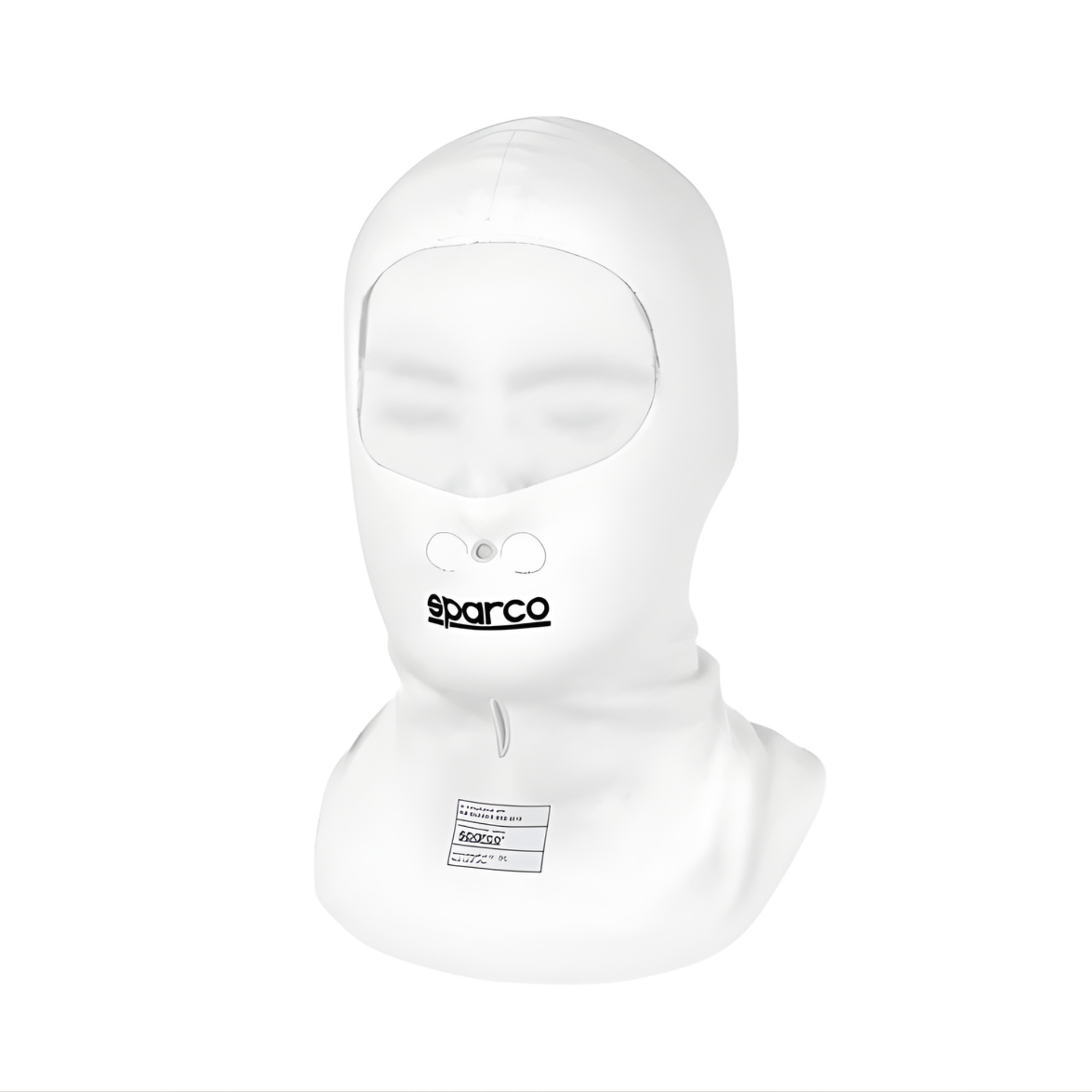 The white Sparco Pista Racing Balaclava from Sparco.