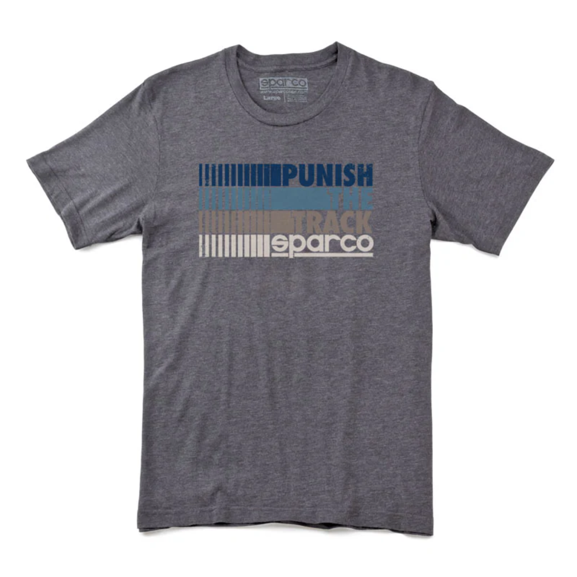 The gray Sparco Punish T-Shirt from Sparco.