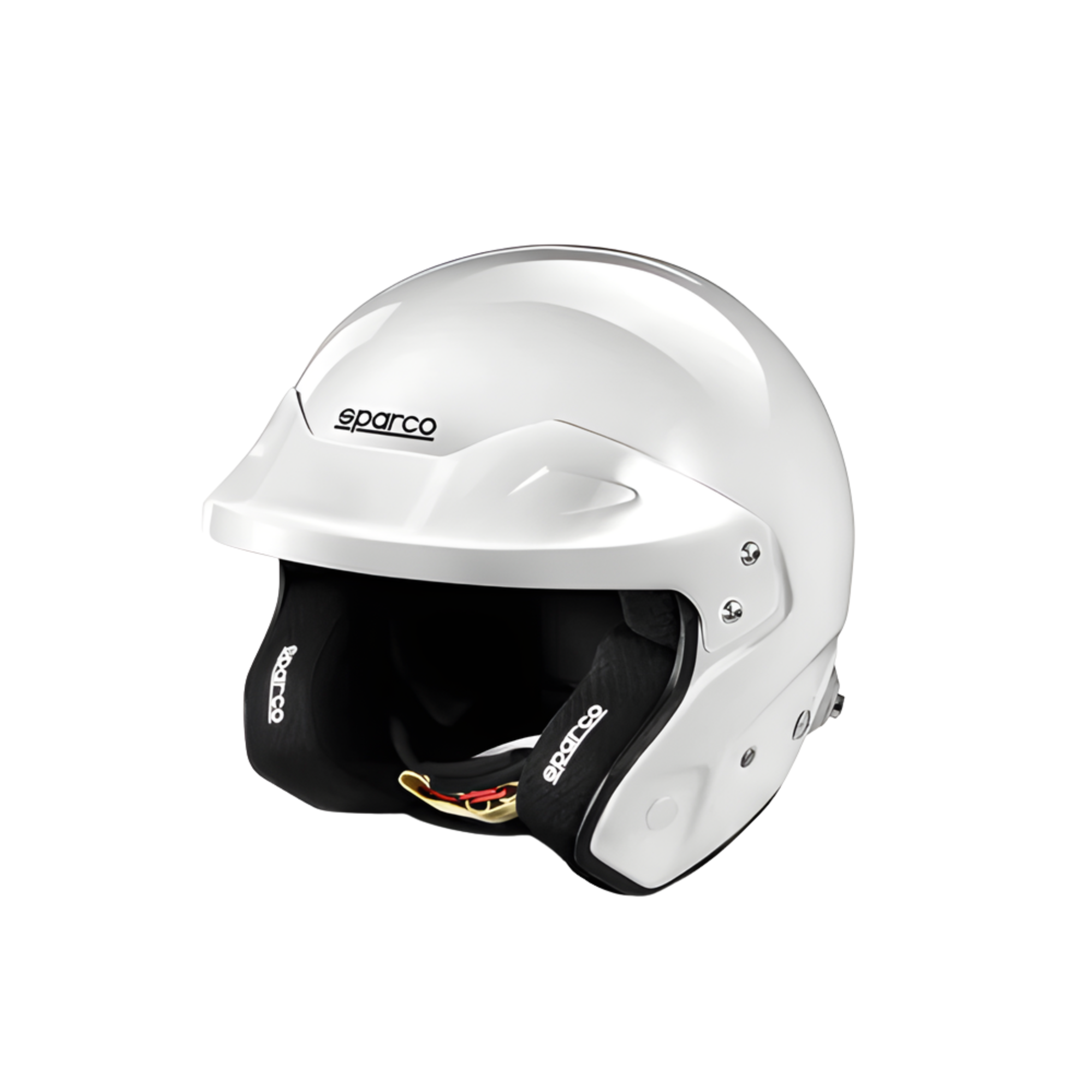 The white Sparco RJ SA2020 Rally Helmet from Sparco.