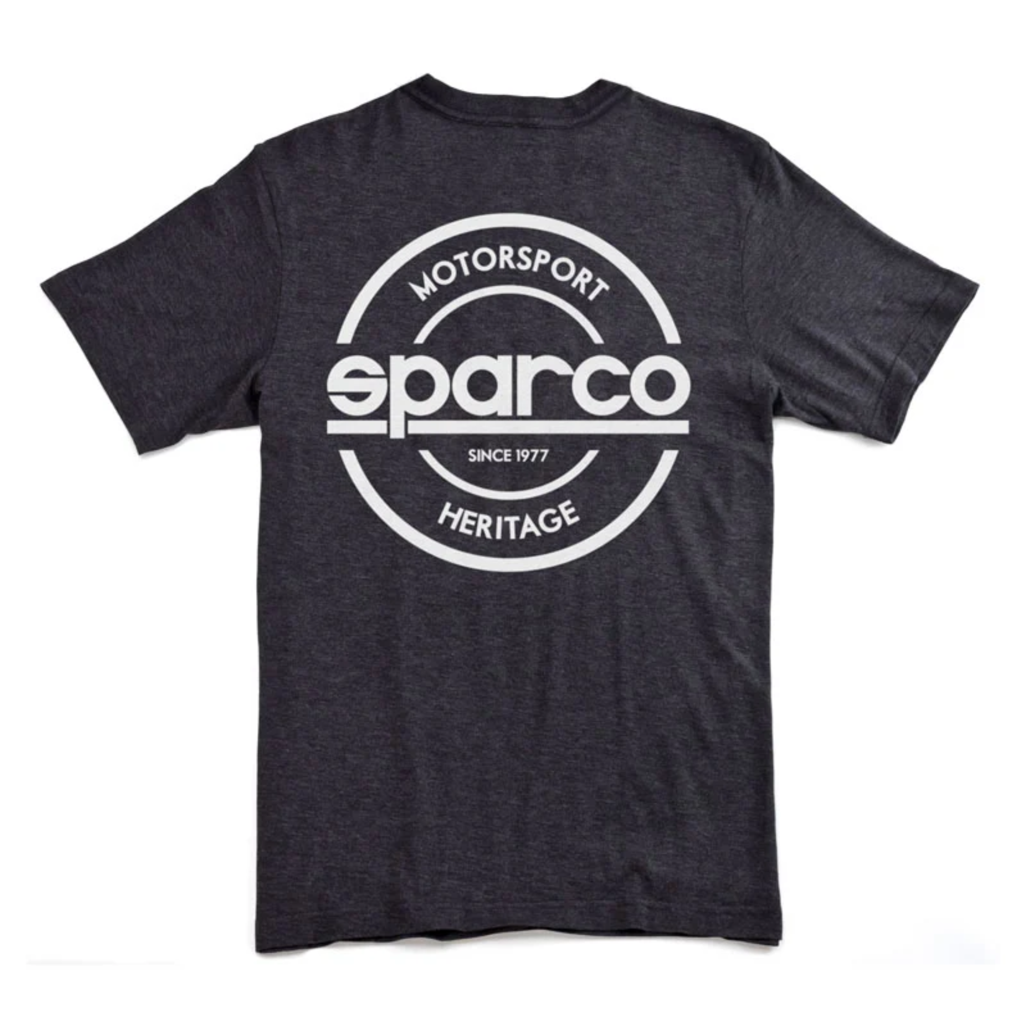 The charcoal Sparco Seal V.2 T-Shirt from Sparco from the back.