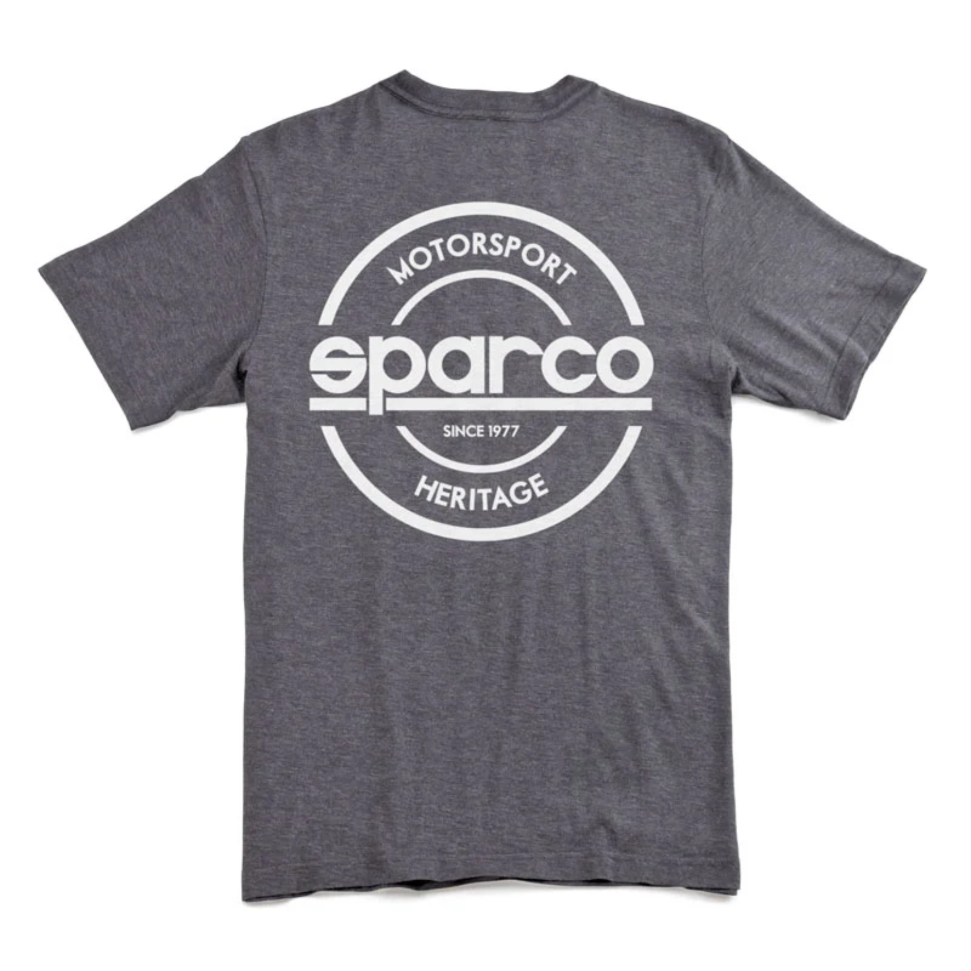 The gray Sparco Seal V.2 T-Shirt from Sparco from the back.