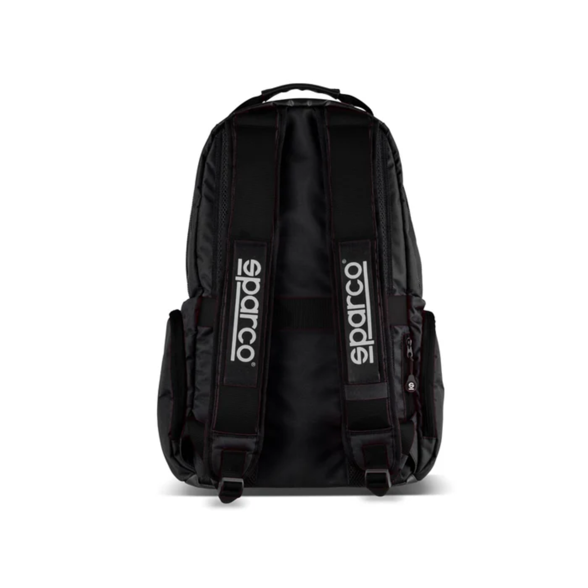 The black Sparco Super Stage Backpack from Sparco from the back.