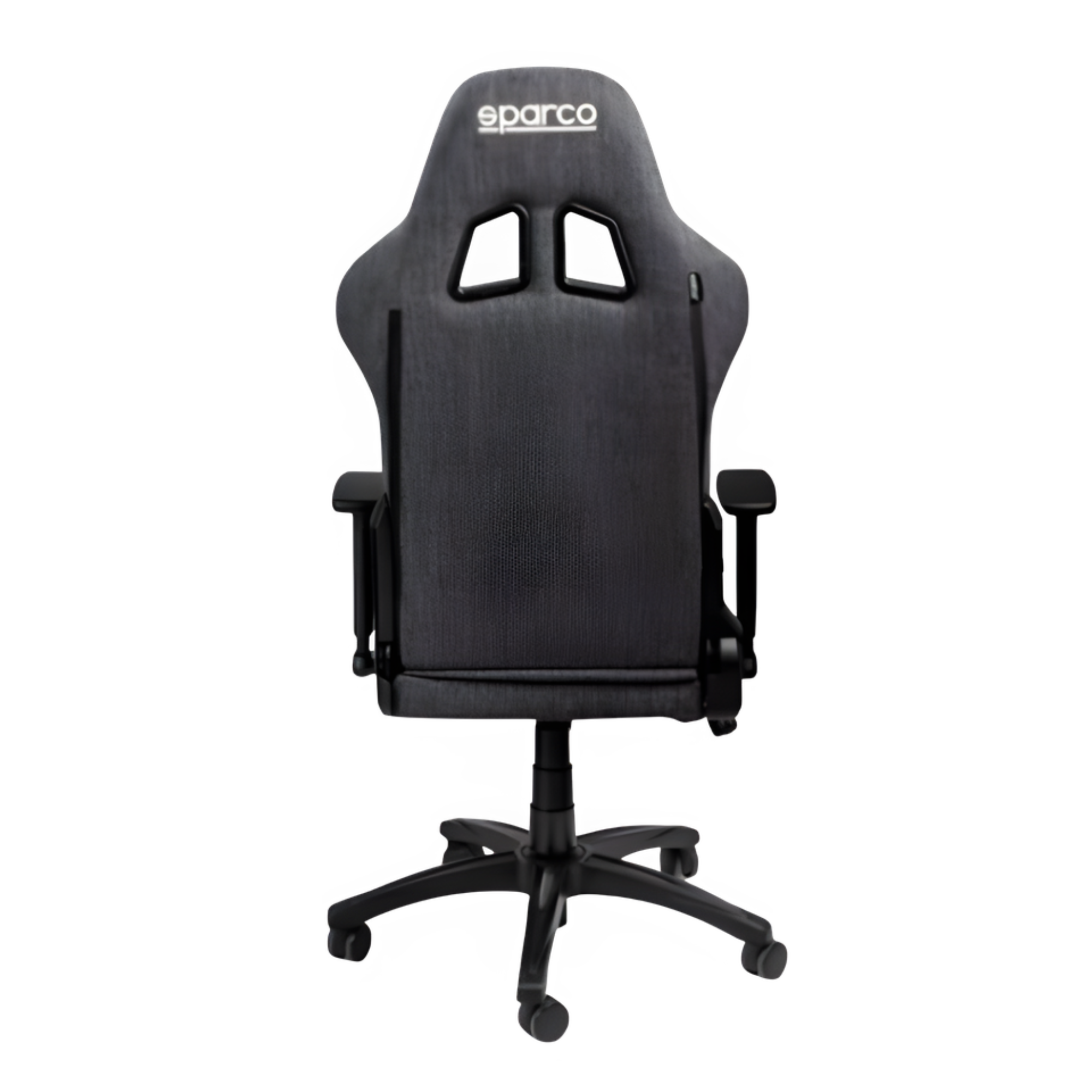 The back of the black Sparco Torino Gaming Chair from Sparco.