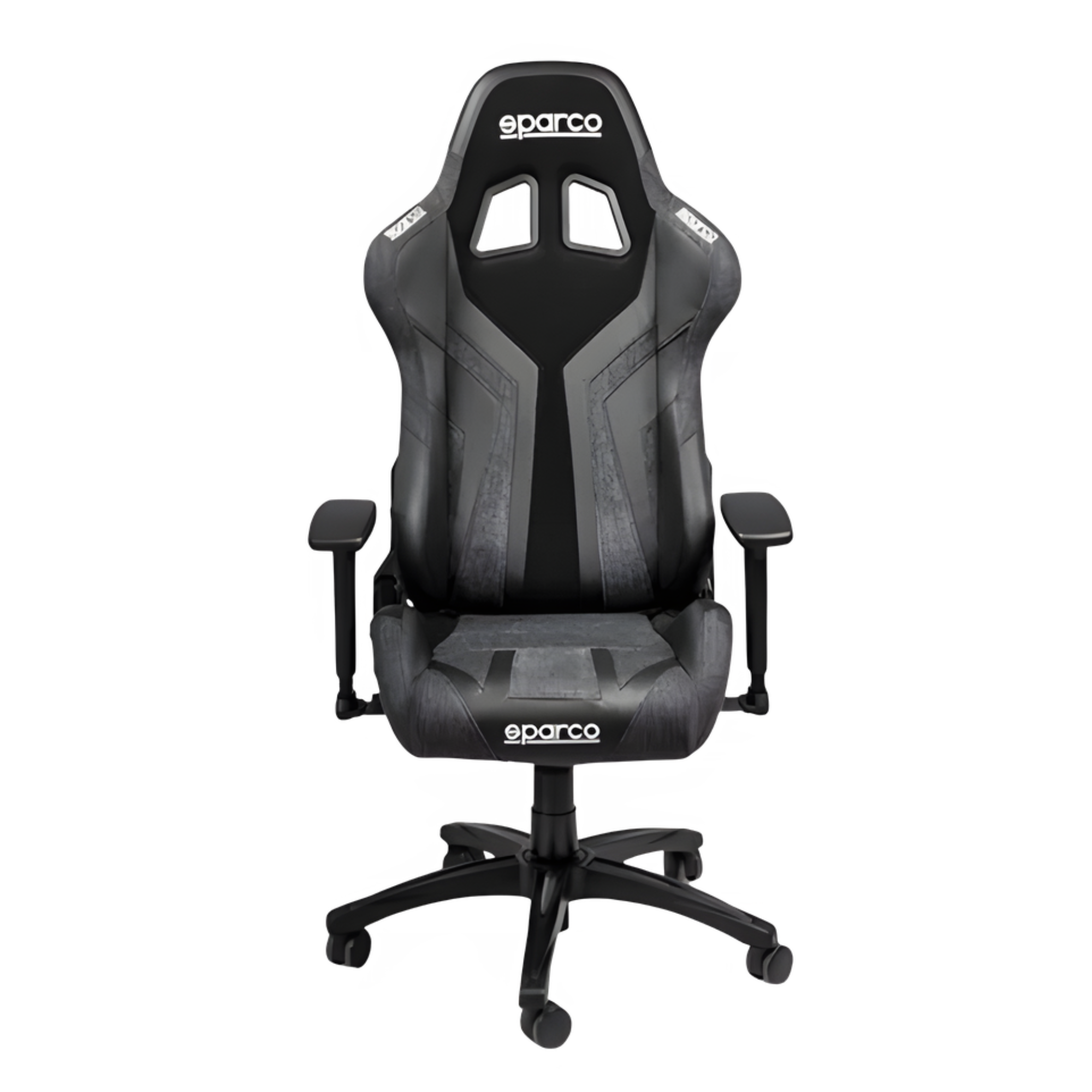 The front of the black Sparco Torino Gaming Chair from Sparco.