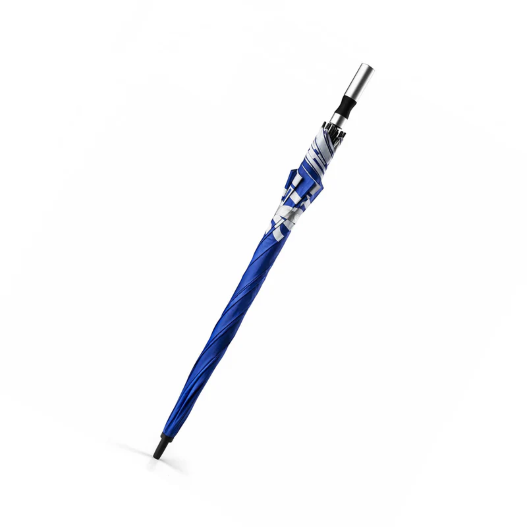 The blue and white Sparco Umbrella from Sparco closed.