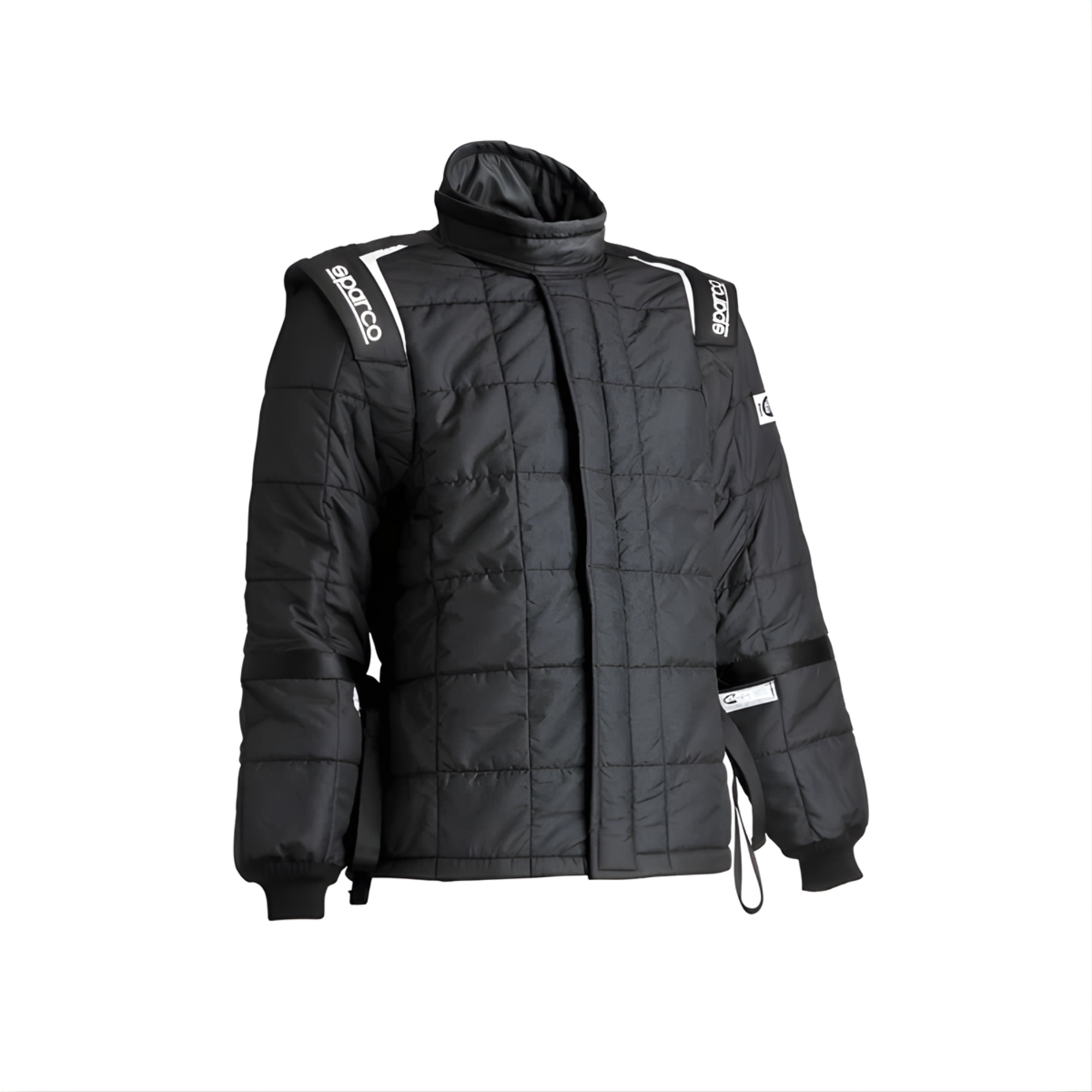 The black Sparco X20 SFI-20 Racing Jacket from Sparco.