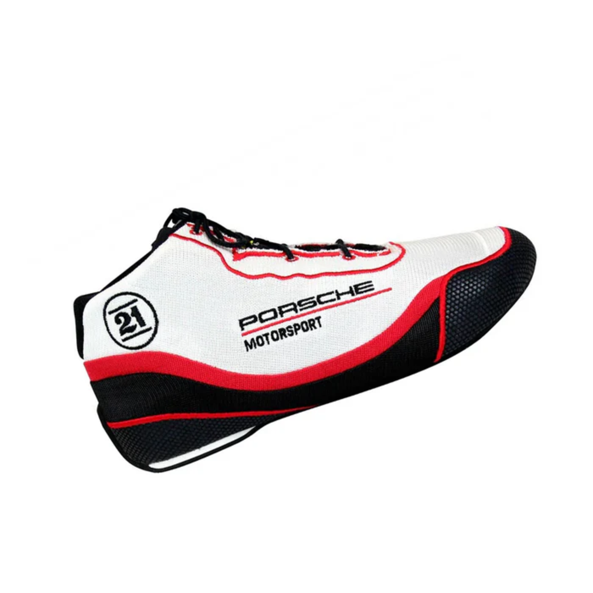 The white Stand-21 Porsche Motorsports Air-S Speed Racing Shoes from Stand 21.