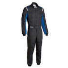 The black and blue Sparco Conquest 3.0 Racing Suit.