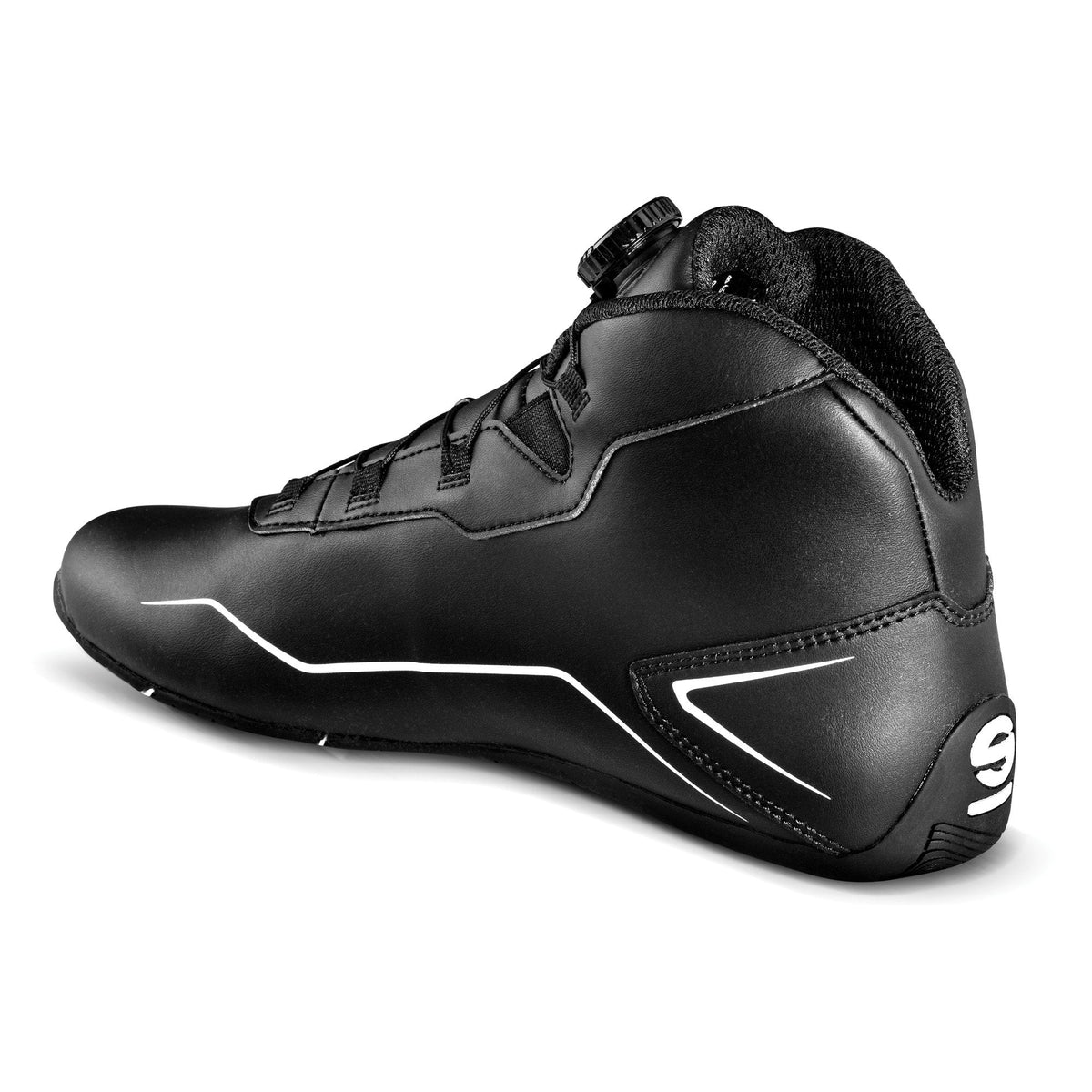 The Sparco K-Pole WP Karting Shoe at an angle.