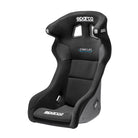 The black Sparco Circuit QRT Fiberglass Racing Seat.