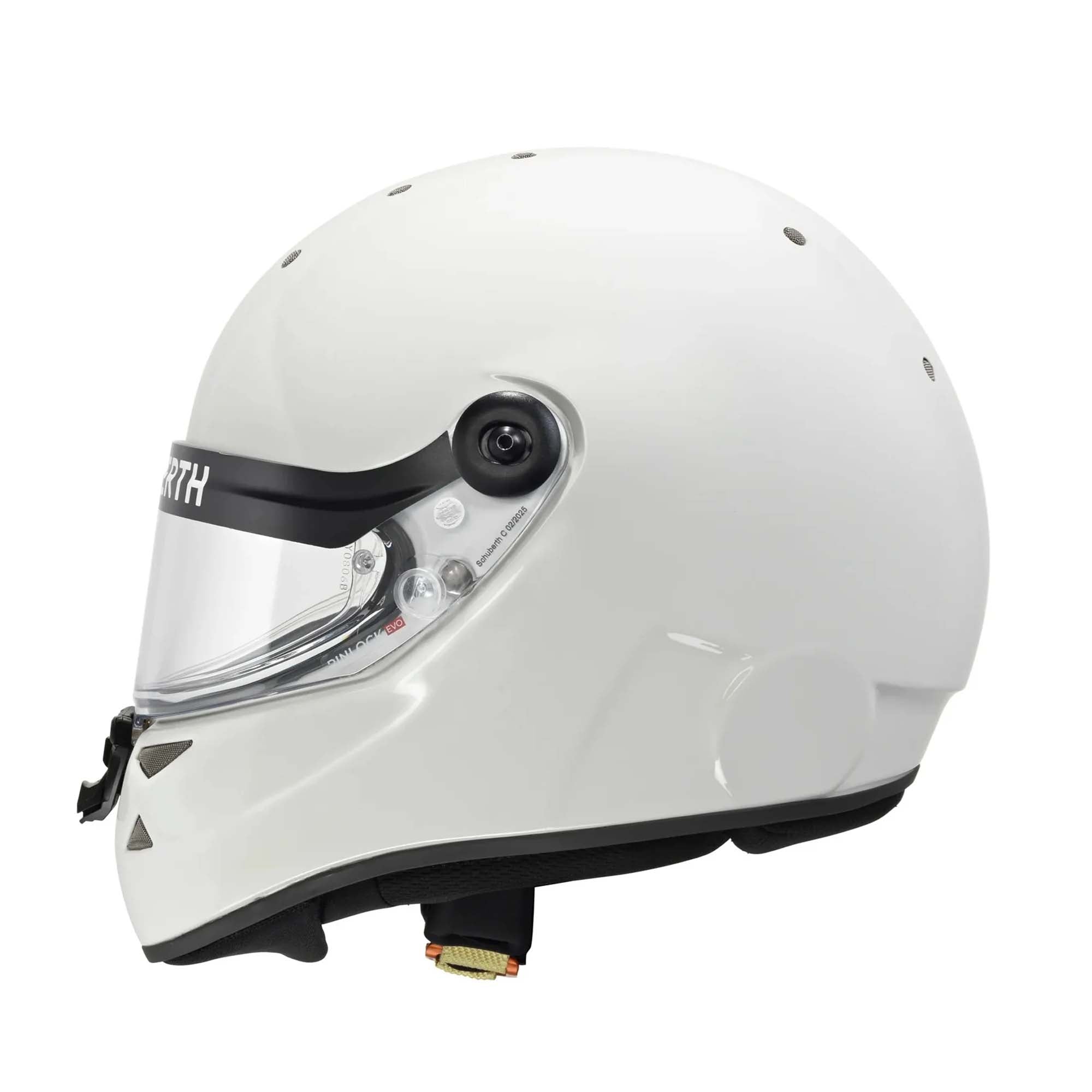 The side of the Schuberth SK1 Hybrid Karting Helmet.
