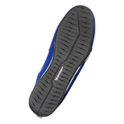 The blue Chicane Speedster Shoes from Chicane Racing, now known as LVRY showing the sole.