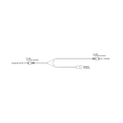 A diagram of the AIM SmartyCam CAN Cable with External Microphone.