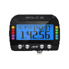 The AIM Solo 2 DL GPS Laptimer - OBDII multi color screen gif.