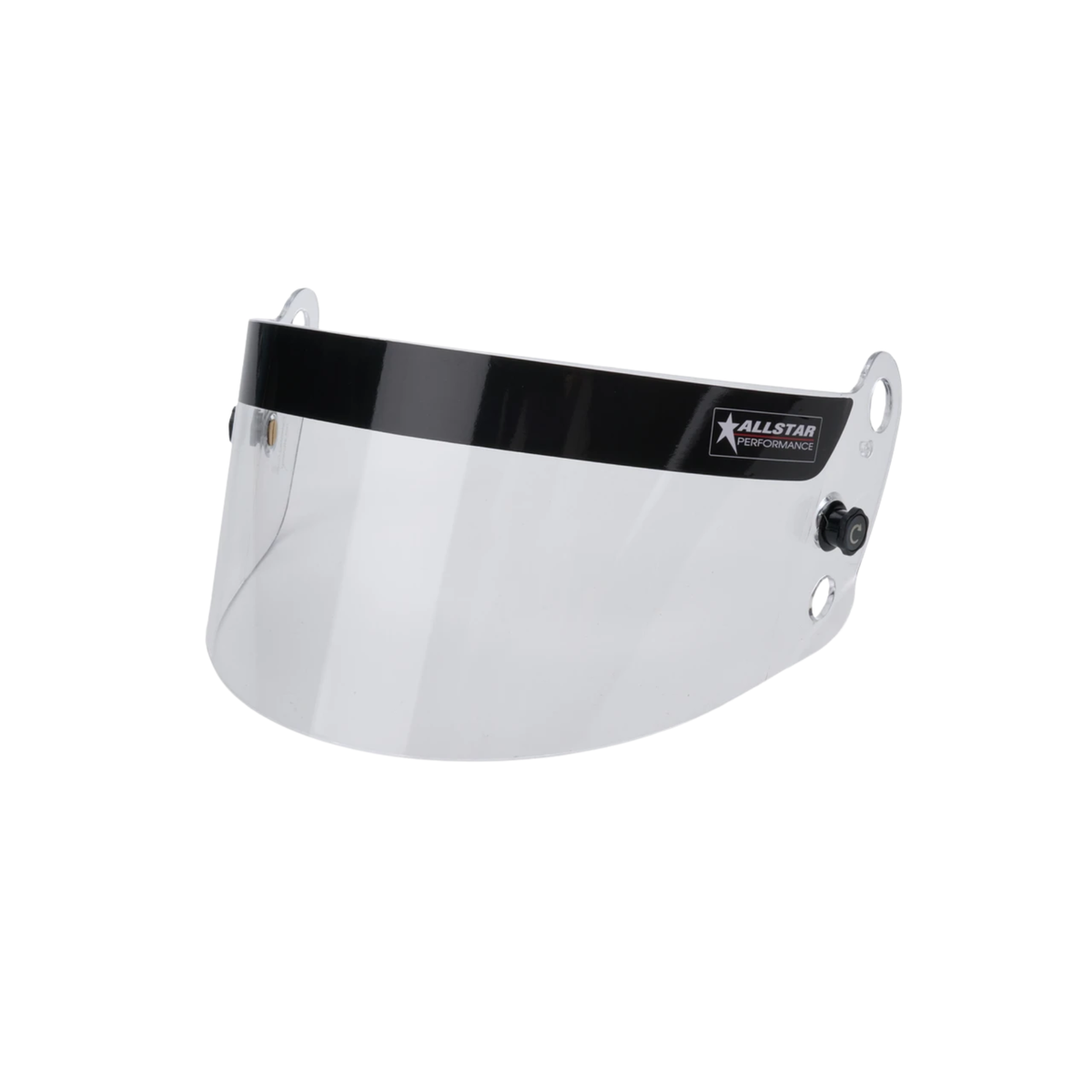 The clear Allstar Performance 3mm Anti-Fog Helmet Shield.