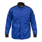 The blue SFI 3.2A/5 rated Allstar Performance Multi-Layer Racing Jacket.
