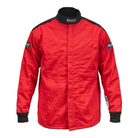 The red SFI 3.2A/5 rated Allstar Performance Multi-Layer Racing Jacket.