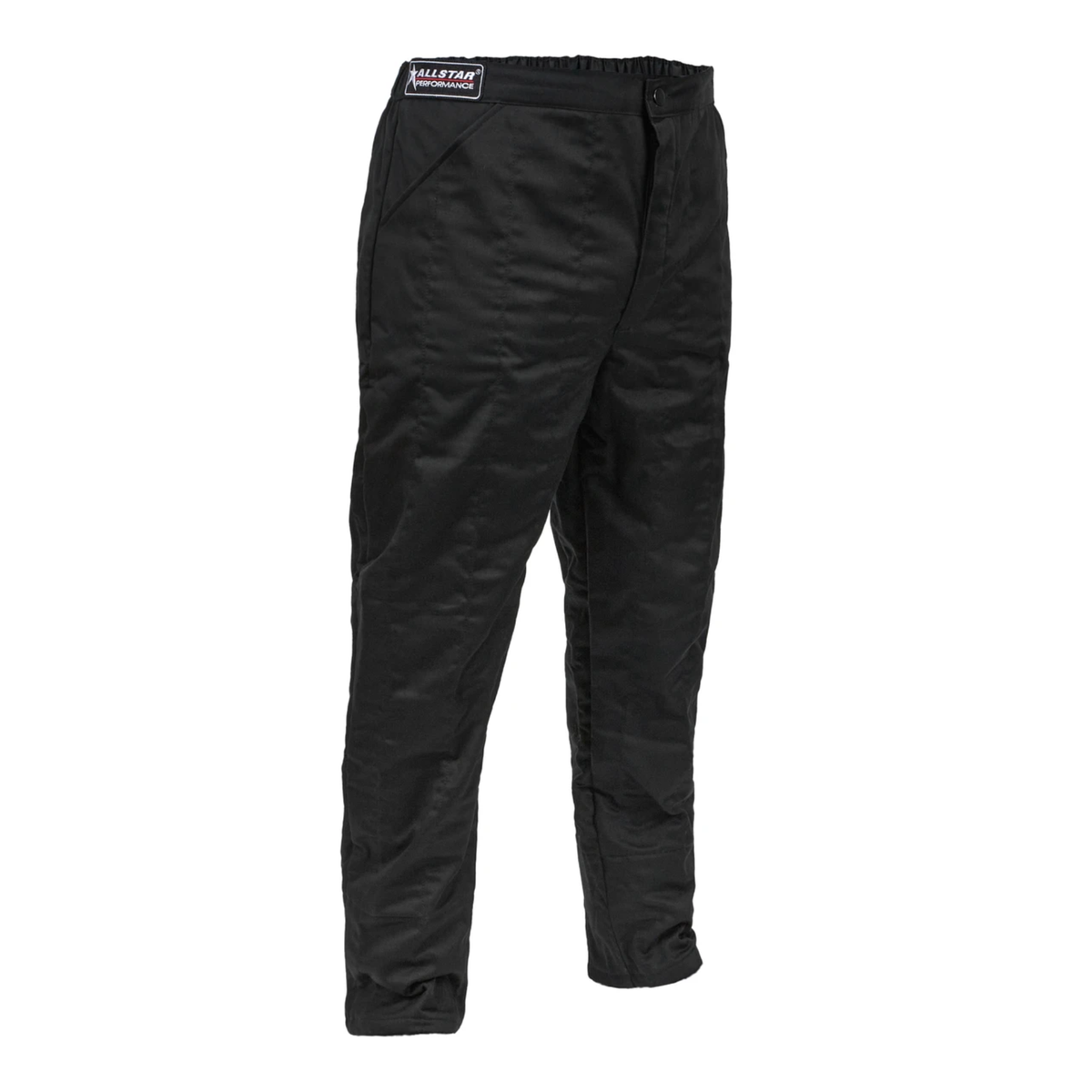 The black SFI 3.2A/5 rated Allstar Performance Multi-Layer Racing Pants.
