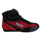 The black and red SFI 3.3/5 rated Allstar Performance Pro-Series Mid-Top Racing Shoes.