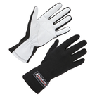 The black and white single layer Allstar Performance Racing Gloves.