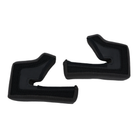 The inside of the black Allstar Performance Racing Helmet Cheek Pads.