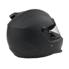 The back of the flat black SA2025 rated Allstar Performance Series 50 Mid-Air Racing Helmet.