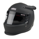 The flat black SA2025 rated Allstar Performance Series 50 Mid-Air Racing Helmet.