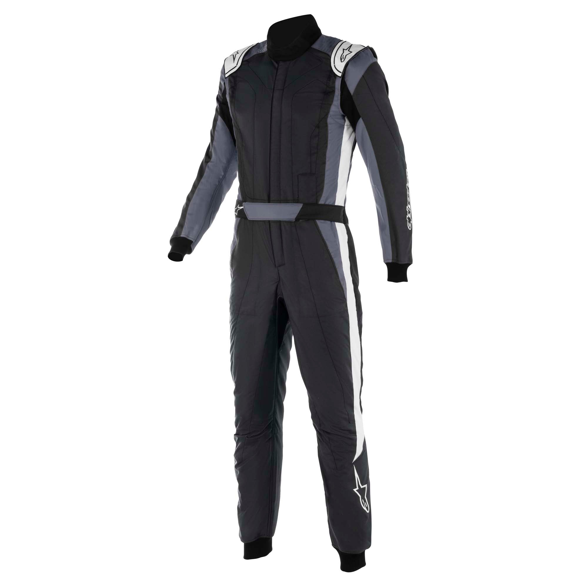 The black, asphalt and white Alpinestars GP Pro Comp v2 Racing Suit.