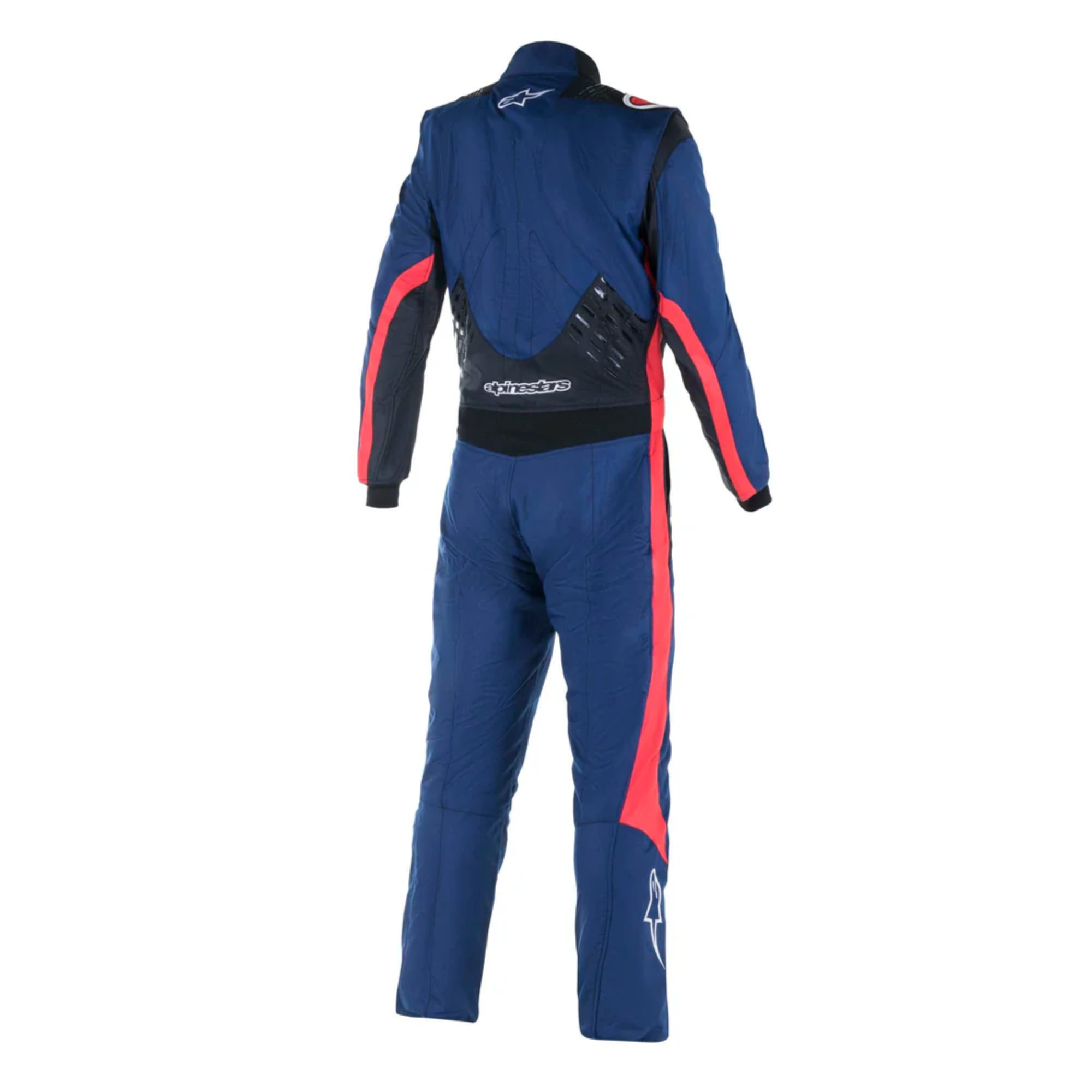 The back of the navy, black and red Alpinestars GP Pro Comp v2 Racing Suit - Boot Cut.