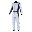 The silver. blue and asphalt Alpinestars GP Pro Comp v2 Racing Suit.