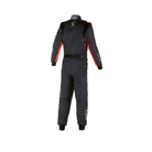 The back of the black and red Alpinestars KMX-9 v2 S Graph-3 Youth Kart Racing Suit.