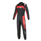 The front of the black and red Alpinestars KMX-9 v3 Graph-3 Kart Racing Suit.
