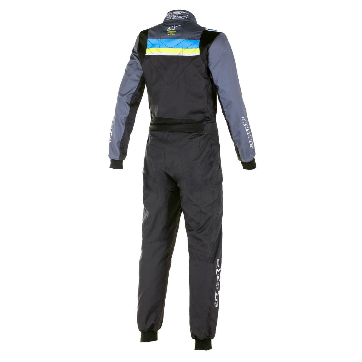 The back of the Alpinestars KMX-9 v3 Graph-4 Kart Racing Suit.