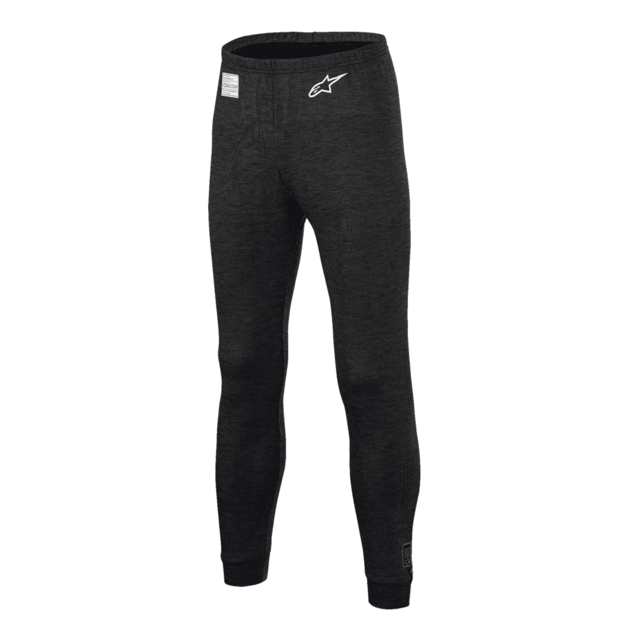The front of the black Alpinestars Race v3 Racing Underpants.