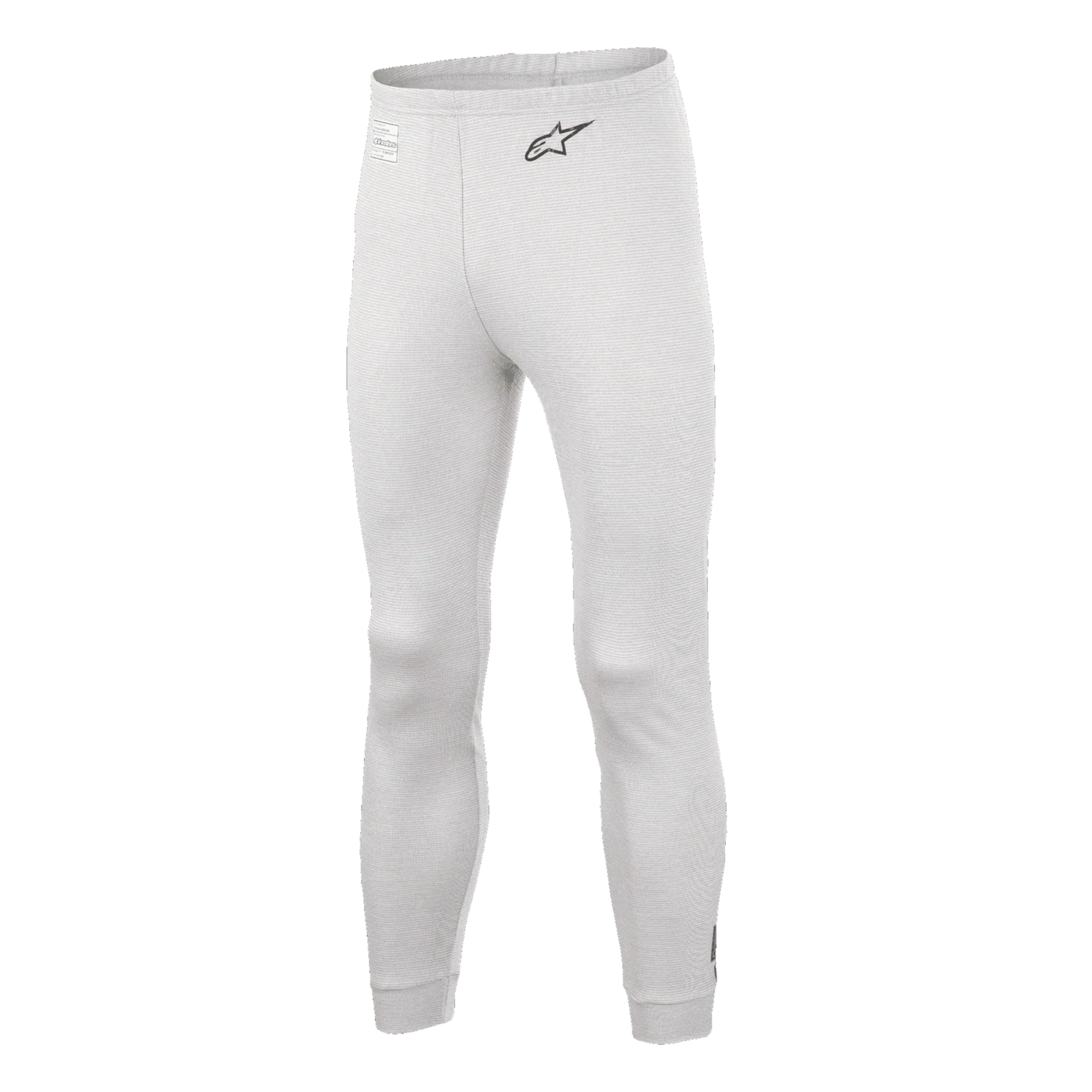 The front of the white Alpinestars Race v3 Racing Underpants.