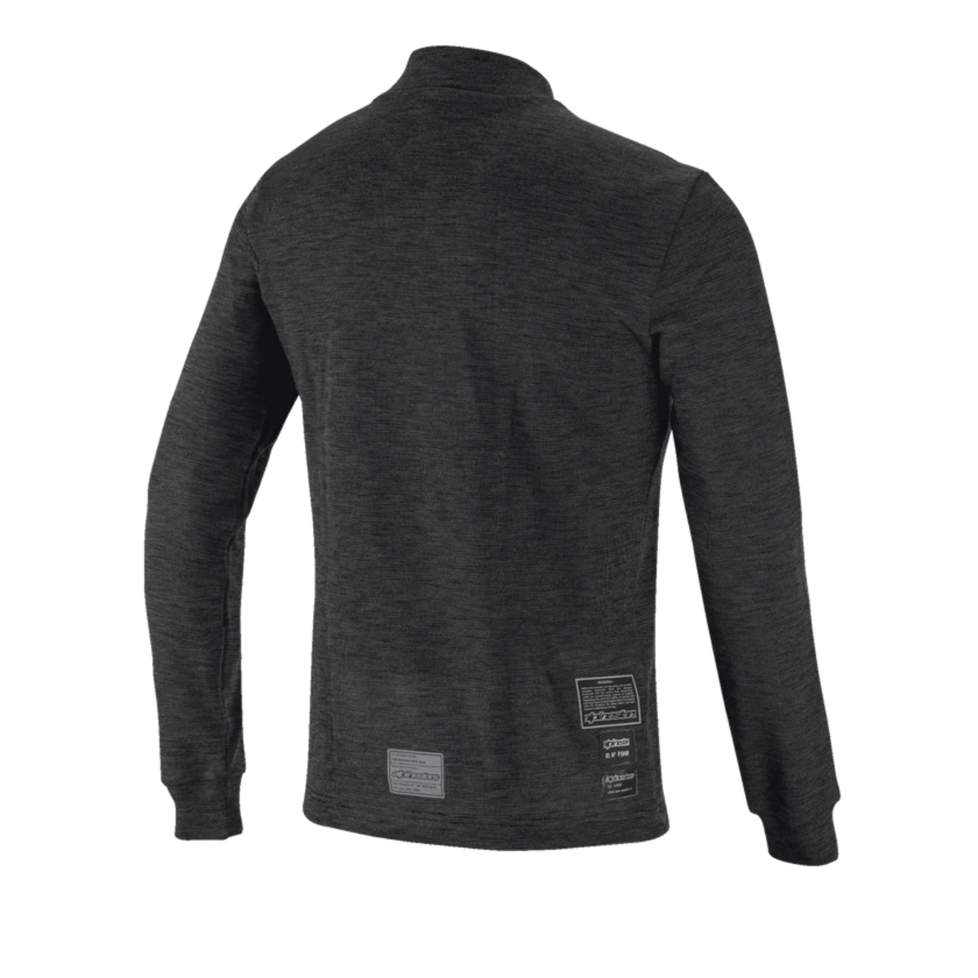 The back of the black Alpinestars Race v3 Racing Undershirt.