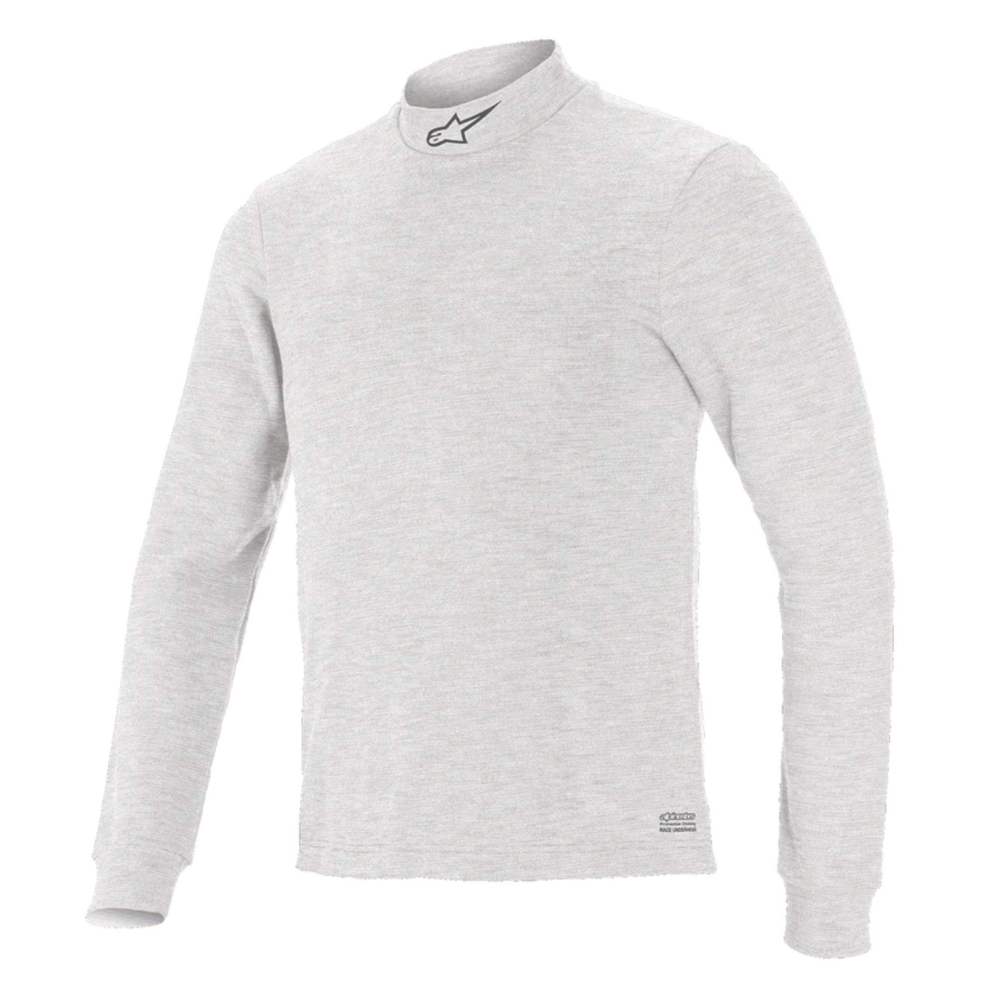The front of the white Alpinestars Race v3 Racing Undershirt.