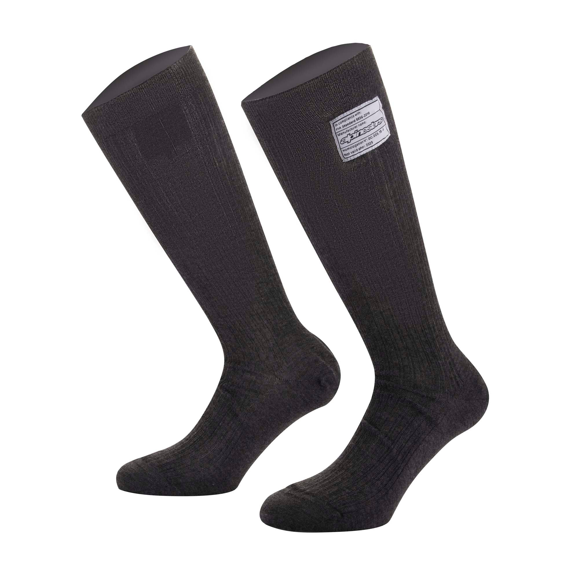 The black Alpinestars Race v4 Racing Socks.