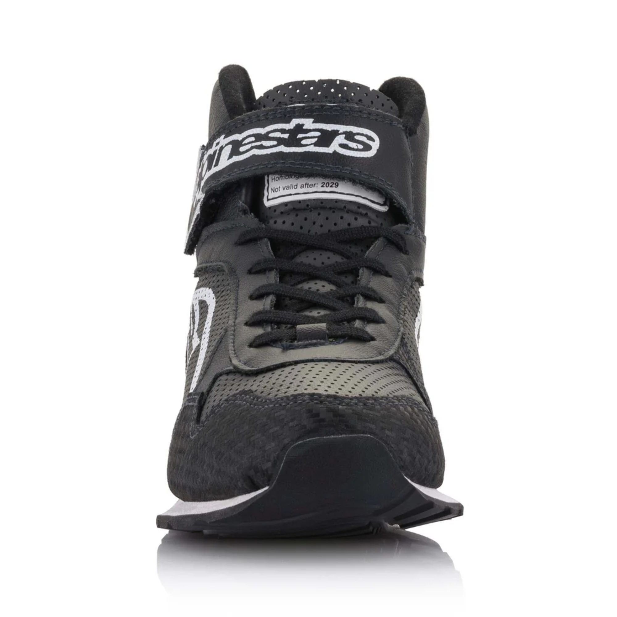 The Alpinestars Radar Pit Crew Shoes from Alpinestars shown from the front.
